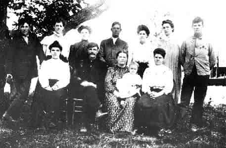 George Lewis Rice family taken in 1909