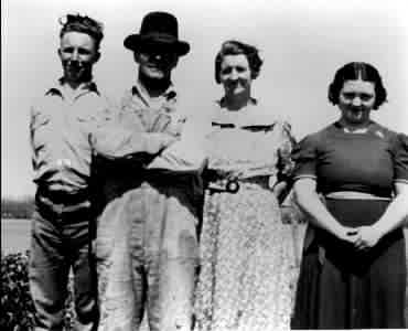 Grandma & grandpa Rice with George & Mom