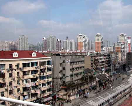 Older Apartment Buildings in Shanghai