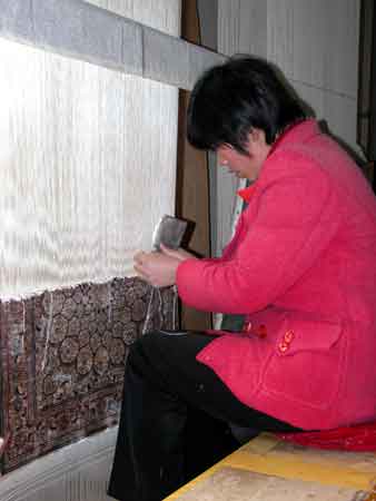 Rug Weaving, Silk Rug Factory