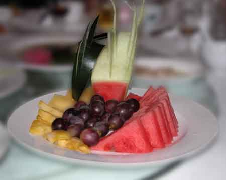 Banquet fruit plate